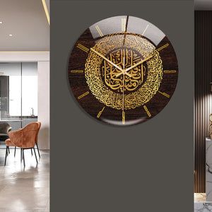 Round acrylic wall clock living room decoration