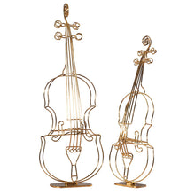 Load image into Gallery viewer, European Creative Home Ornament Hotel Room Decor Handmade Iron Metallic Violin Decoration holiday anniversary gift