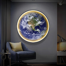 Load image into Gallery viewer, Art Modern Indoor Lighting Design Bedroom Round led earth Wall Lamp
