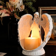 Load image into Gallery viewer, Elegant Angel Candle Holder – Resin Angel Statue with Candle for Home Decor and Spiritual Ambiance