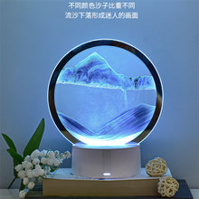 Load image into Gallery viewer, Dynamic Moving Sand Art Lamp – A Mesmerizing Home Décor Piece