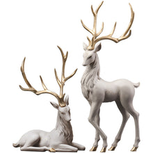 Load image into Gallery viewer, Nordic Hot Selling Light Luxury Creative Resin Elk Ornaments Large Home room Decoration Gifts