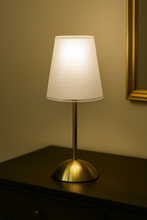 Load image into Gallery viewer, Elegant Crystal Touch Lamp with Golden Base – 12/5 Inch