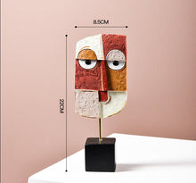 Load image into Gallery viewer, Home Decoration Resin Crafts Decoration Abstract Face Art Decoration
