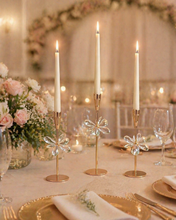 Load image into Gallery viewer, 🕯️ Luxury Crystal Candle Holder Set – 3 Piece Elegant Table Deco