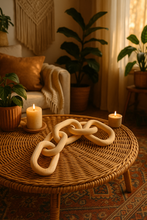 Load image into Gallery viewer, Wooden Decorative Chain Link Accent – Nordic Modern Home Décor