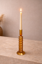 Load image into Gallery viewer, 🕯️ Modern Glass Candle Holder Set or single | Designer Table Candlestick Collection