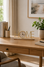 Load image into Gallery viewer, Home Decorative Table Clock | Modern Minimalist Metal Clock Decor