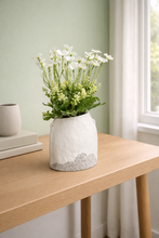 Load image into Gallery viewer, Minimalist Textured Ceramic Flower Vase Set | 16×8×6 & 8×6×3.5 Inch