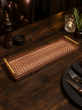 Load image into Gallery viewer, Luxury Wooden Serving Tray Set | 2 Sizes Available
