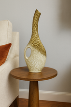 Load image into Gallery viewer, 🏺 Modern Luxe Sculptural Metal Vase Set (20/9/3 inch & 28/12/3 inch)