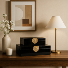 Load image into Gallery viewer, ✨ Premium quality Glass Luxe Storage Box Set (Two-Piece)
