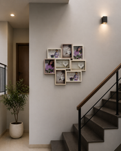 Load image into Gallery viewer, Modern Multi-Frame Wall Photo Collage – 8 Frame Decorative Wall Art Set (18×18 Inch)
