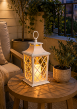Load image into Gallery viewer, Vintage Black / White LED Lantern