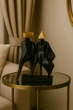 Load image into Gallery viewer, Luxury Home Bedroom Decoration Accessories Statue Sculpture Golden Black Figure Resin Decoration