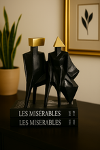 Load image into Gallery viewer, Luxury Home Bedroom Decoration Accessories Statue Sculpture Golden Black Figure Resin Decoration