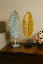Load image into Gallery viewer, Decorative White Leaf Sculpture - Modern Home Decor