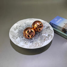 Load image into Gallery viewer, Turkish center table trey with metal balls for decoration living room
