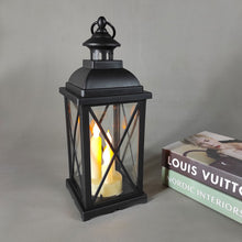 Load image into Gallery viewer, Decorative Battery Powered LED Lantern with LED Candle
