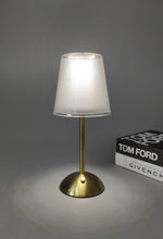 Load image into Gallery viewer, Elegant Crystal Touch Lamp with Golden Base – 12/5 Inch