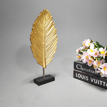 Load image into Gallery viewer, Decorative White Leaf Sculpture - Modern Home Decor
