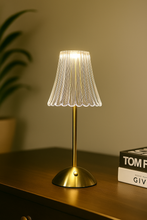 Load image into Gallery viewer, Elegant Crystal Touch Lamp with Golden Base – 12/5 Inch