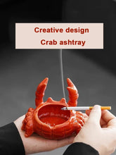Load image into Gallery viewer, Quirky Crab Ashtray with Lid – Ceramic | Unique Home Decor Piece
