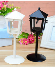 Load image into Gallery viewer, Decorative White Lantern Lamp Post – Elegant LED Lighting for Home and Garden