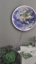 Load and play video in Gallery viewer, Art Modern Indoor Lighting Design Bedroom Round led earth Wall Lamp
