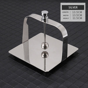 Stainless Steel Napkin Holder Metal Tabletop Tissue Paper Holder for Restaurant Dining Table Decoration Paper