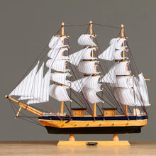 Load image into Gallery viewer, ✨ Classic Wooden Sailing Ship Model | Luxury Nautical Table Décor