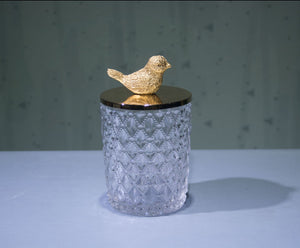 Abstract bird  Sculpture Accessories Storage Jar small
