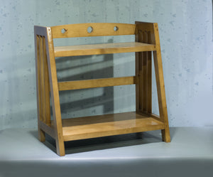 Desktop kitchen  shelf organizer  pine wood