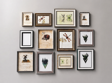 Load image into Gallery viewer, 12 piece gallery wall frame set vintage photo frames 8x10 and 5x7 for living room wall decor
