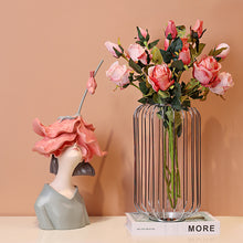 Load image into Gallery viewer, Elegant Rose Girl Decorative Sculpture – Aesthetic Modern Home Decor
