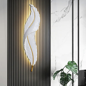 Indoor Interior Brackets Wall Sconce Light Feather Led Modern Wall Lamps