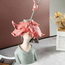 Load image into Gallery viewer, Elegant Rose Girl Decorative Sculpture – Aesthetic Modern Home Decor
