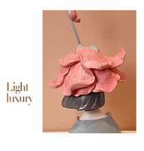 Load image into Gallery viewer, Elegant Rose Girl Decorative Sculpture – Aesthetic Modern Home Decor
