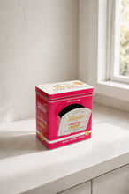 Load image into Gallery viewer, Hello Coffee Time Metal Storage Tin | 7 × 6.5 × 4 Inch
