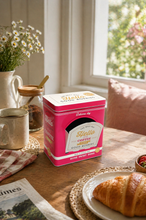 Load image into Gallery viewer, Hello Coffee Time Metal Storage Tin | 7 × 6.5 × 4 Inch
