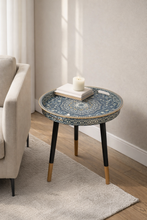 Load image into Gallery viewer, Mediterranean Pattern Accent Side Table | 20 × 15 Inch
