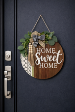 Load image into Gallery viewer, 🏡 “Home Sweet Home” Wooden Hanging Wall Sign | Entryway Décor
