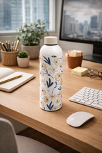 Load image into Gallery viewer, Floral Print 750ML Insulated Water Bottle | Stylish Office &amp; School Flask
