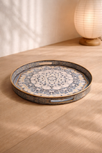 Load image into Gallery viewer, Elegant Coffee Table Tray | Round Serving Tray
