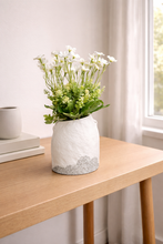 Load image into Gallery viewer, Minimalist Textured Ceramic Flower Vase Set | 16×8×6 &amp; 8×6×3.5 Inch
