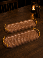 Load image into Gallery viewer, Luxury Wooden Serving Tray Set | 2 Sizes Available
