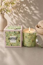 Load image into Gallery viewer, Artist Series Soy Scented Candle – Wild Roses &amp; Almond Blossom (Van Gogh Inspired, 200g)
