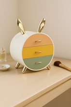 Load image into Gallery viewer, 🐰 Bunny-Ear Vanity Drawer – Cream &amp; Gold
