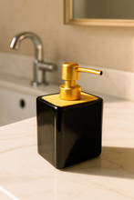 Load image into Gallery viewer, ✨ White Ceramic &amp; Gold Pump Dispenser

