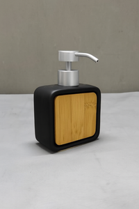 🪵 Bamboo Square Lotion &amp; Soap Dispenser